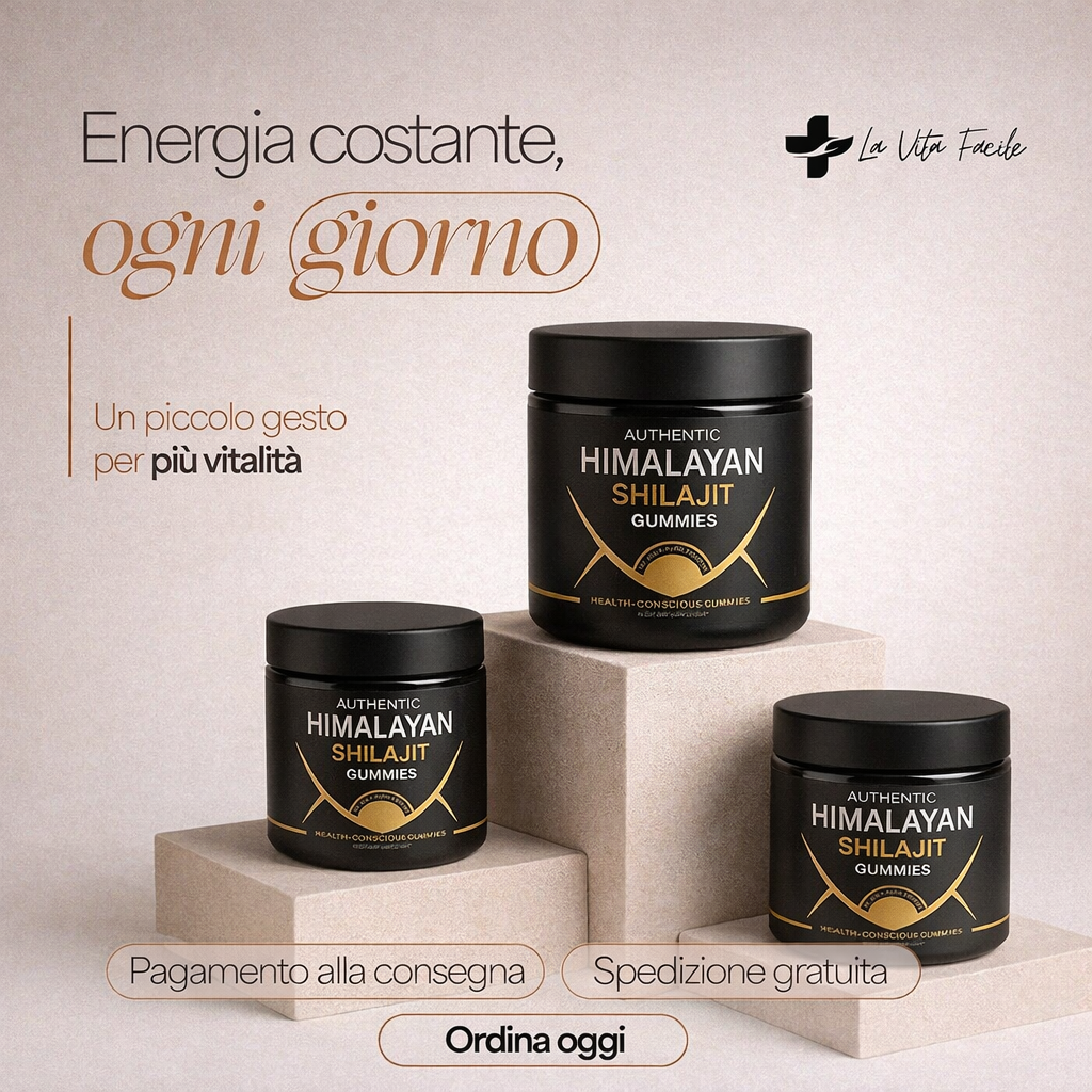 Shilajit 30 gomme – Energia e Vitalità Naturale💎