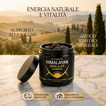 Shilajit Gummies - Supporto Naturale per Energia e Vitalità 💎