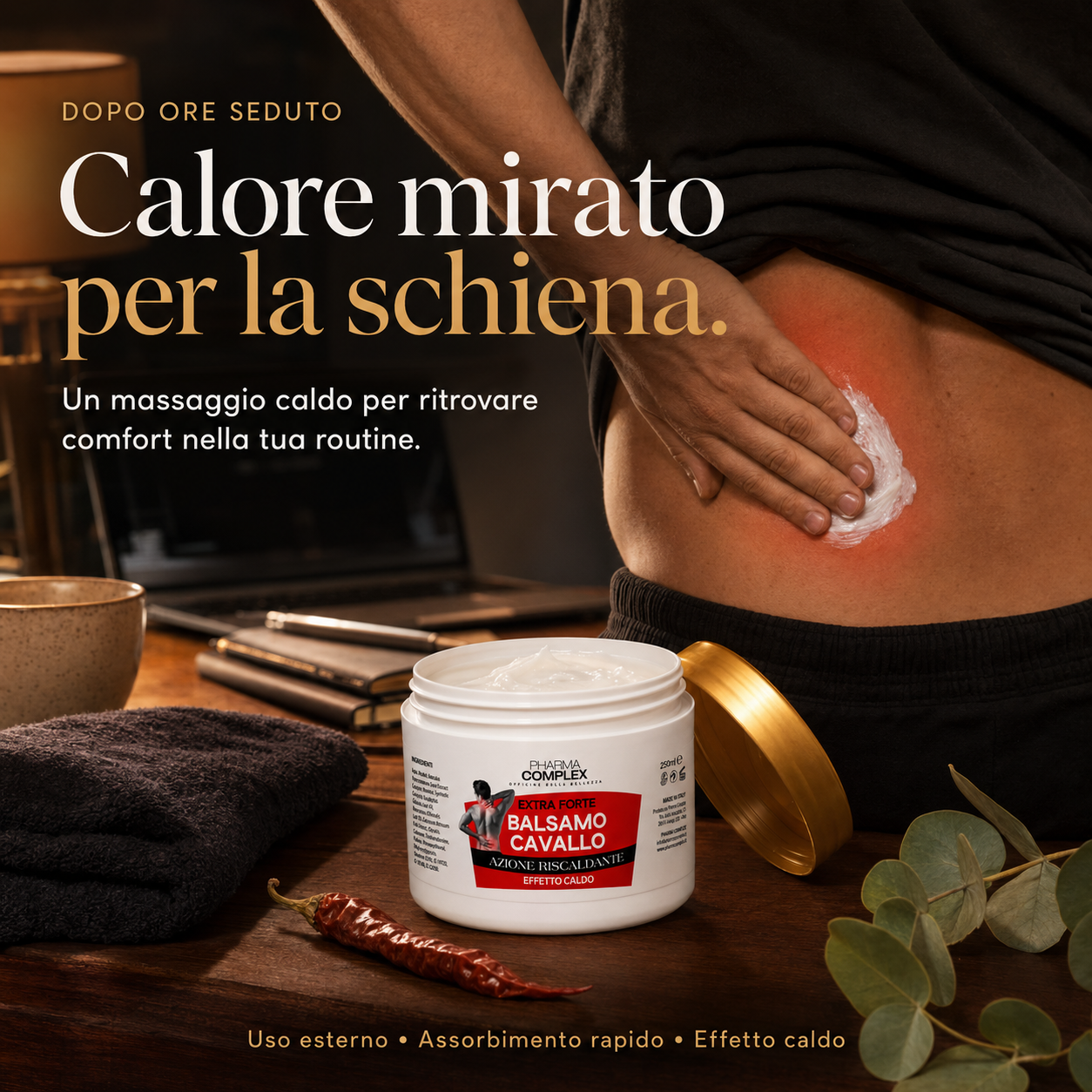 Balsamo di Cavallo Extra Forte – Calore e Sollievo per Muscoli e Articolazioni