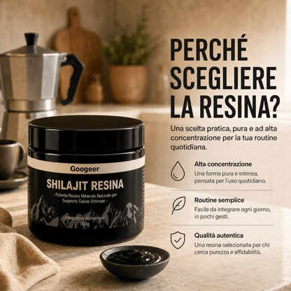 Shilajit 100% Puro - Energia Naturale per Affrontare l'Estate 💎