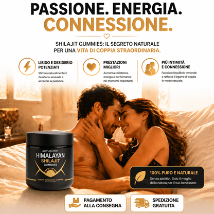 Shilajit Gummies - Supporto Naturale per Energia e Vitalità 💎