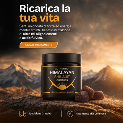 Shilajit Gummies - Energia Naturale per Affrontare l'Estate 💎