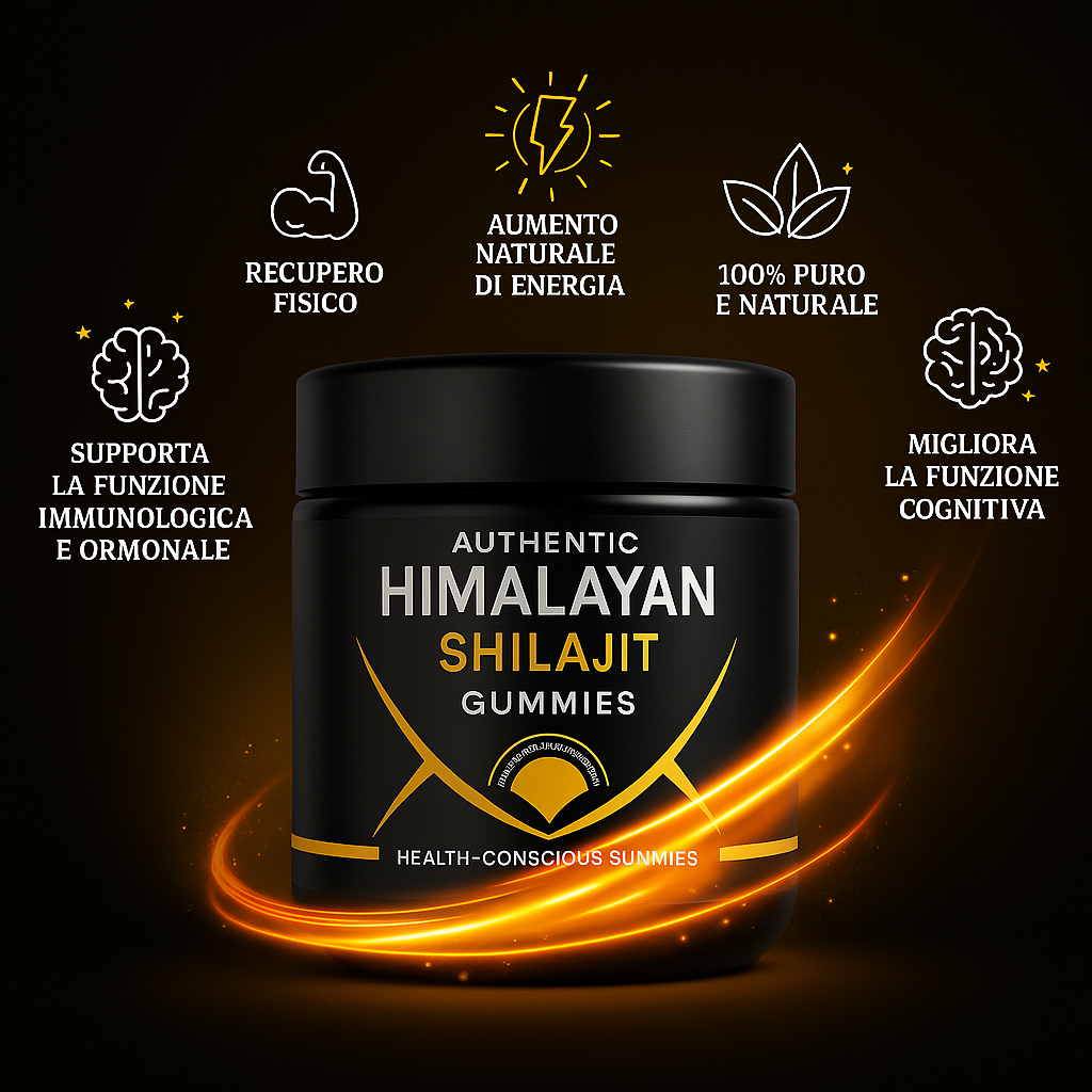 Shilajit Gummies - Energia Naturale per Affrontare l'Estate 💎