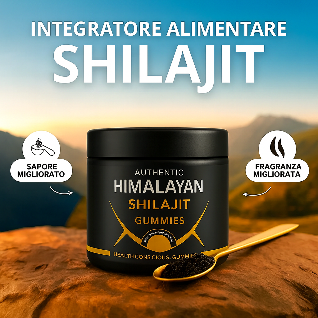 100% Shilajit Gummies 30 gomme 💎 Fonte di energia vitale dell'Himalaya