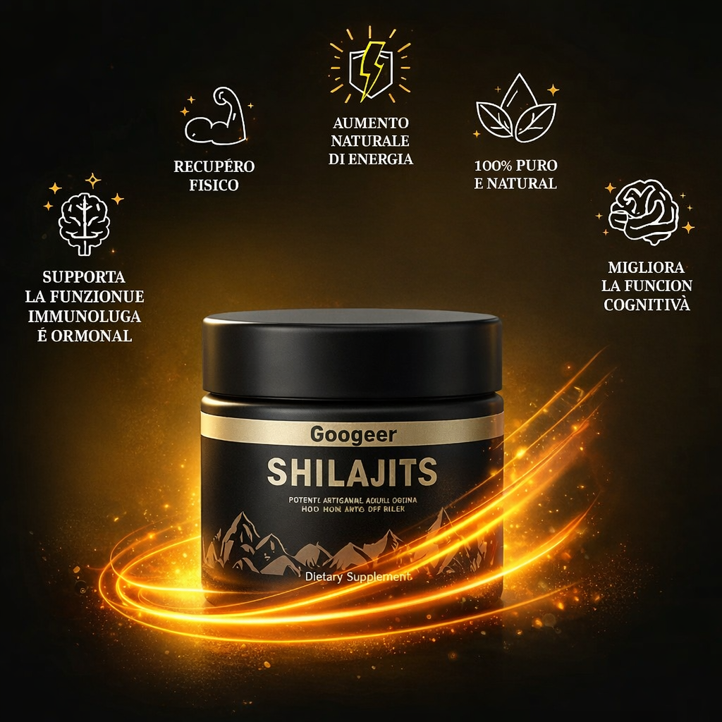 Shilajit 100% puro - Energia Quotidiana in Modo Naturale💎