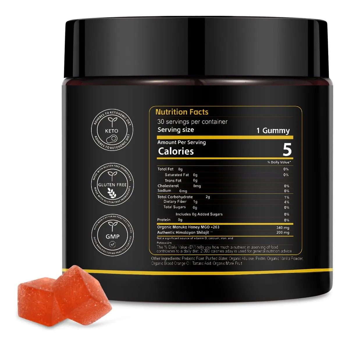 Shilajit Gummies - Supporto Naturale per Energia e Vitalità 💎