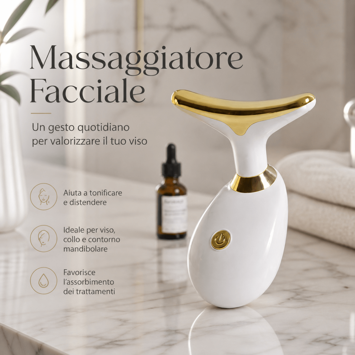 Massaggiatore Facciale Anti-Età | Viso Più Tonico Ogni Giorno