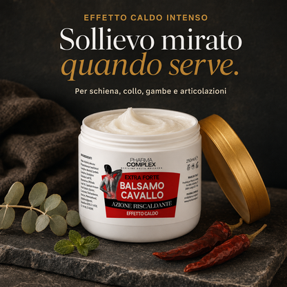 Balsamo di Cavallo Extra Forte – Calore e Sollievo per Muscoli e Articolazioni