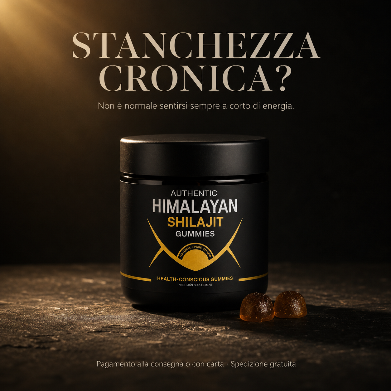 Shilajit Gummies - Supporto Naturale per Energia e Vitalità 💎
