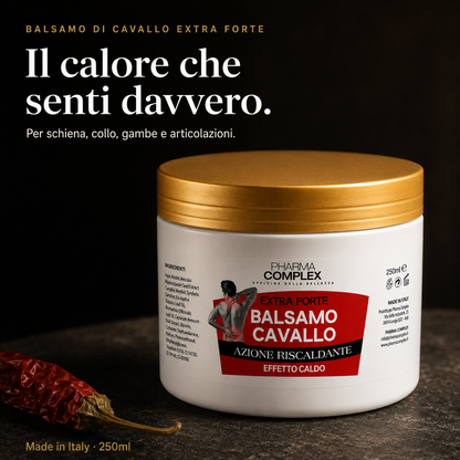 Balsamo di Cavallo Extra Forte – Calore e Sollievo per Muscoli e Articolazioni
