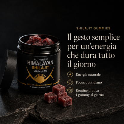 Shilajit Gummies - Energia Naturale per Affrontare l'Estate 💎