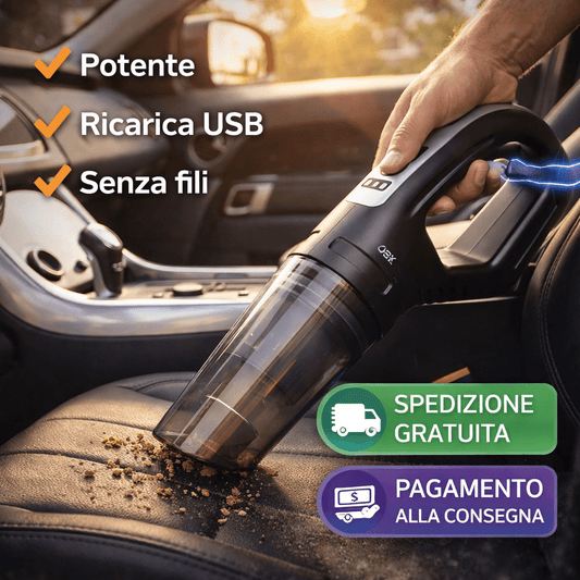 Aspirapolvere per Auto e Casa 💎
