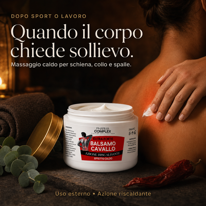 Balsamo di Cavallo Extra Forte – Calore e Sollievo per Muscoli e Articolazioni