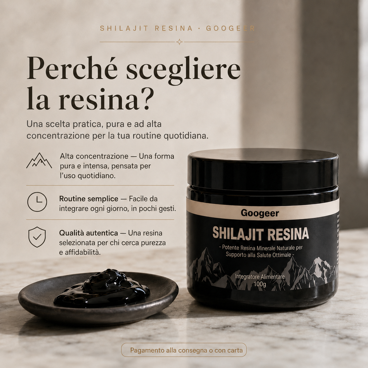 Shilajit 100% Puro - Energia Naturale per Affrontare l'Estate 💎