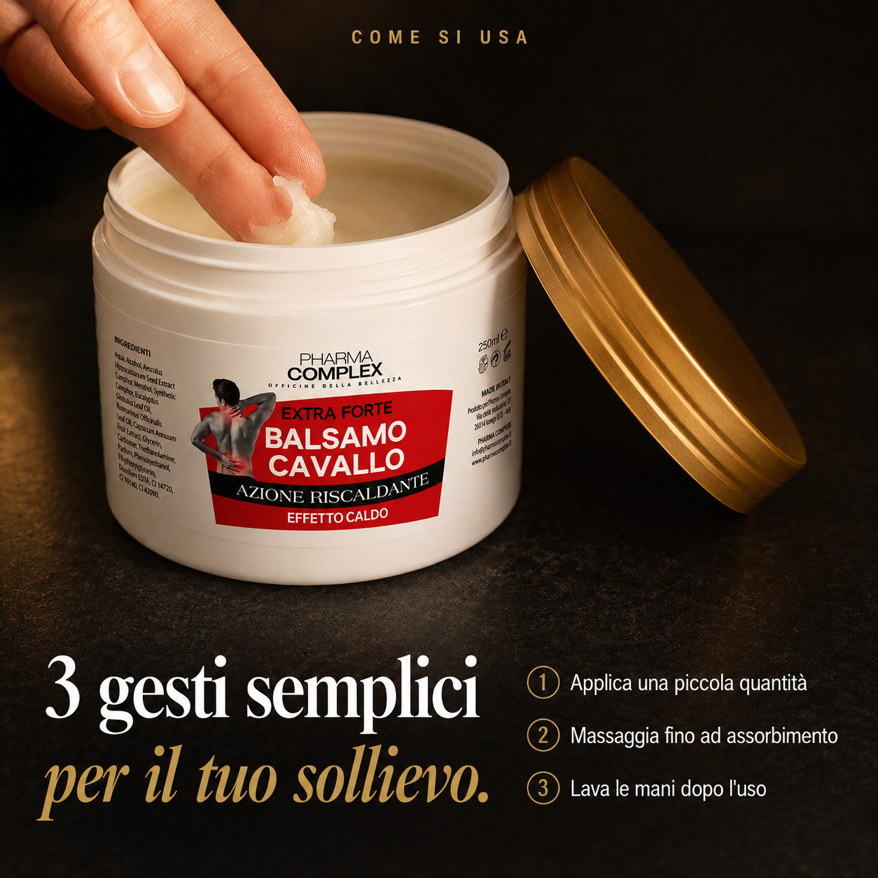 Balsamo di Cavallo Extra Forte – Calore e Sollievo per Muscoli e Articolazioni